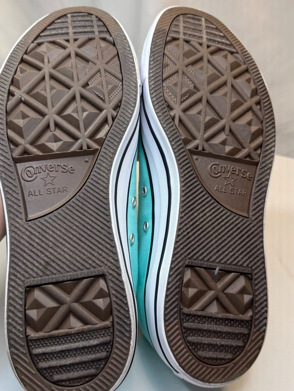 Converse CT All Star Low Top Aruba Blue Mens 8/Womens 10 Sneakers EUC/NWOT - Picture 12 of 13